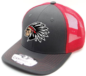 Redskins Mascot Logo Flat-Bill Snapback Hat