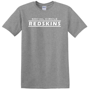 Social Circle Redskins Stacked Logo Short Sleeve Tee