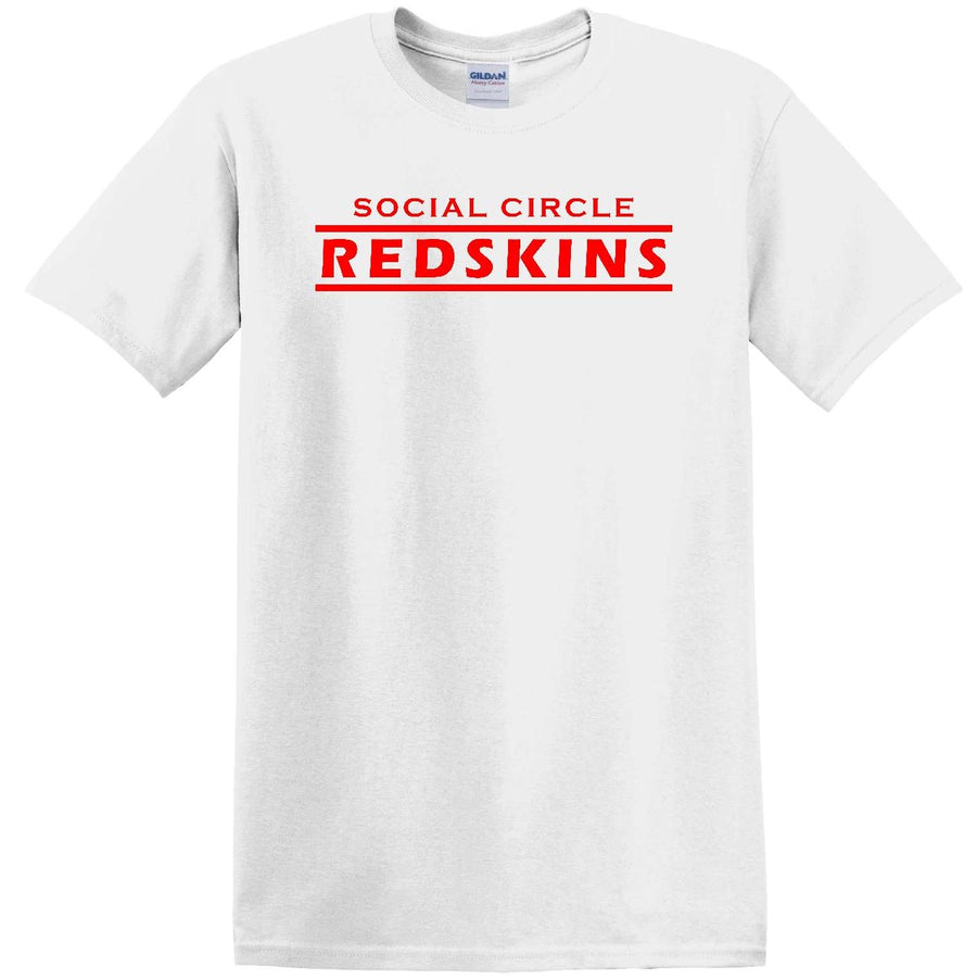 Social Circle Redskins Stacked Logo Short Sleeve Tee