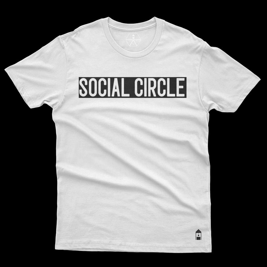 Social Circle Block Letter T-Shirt