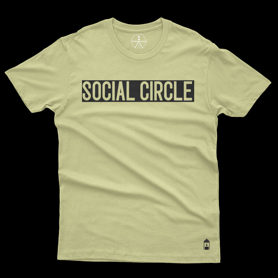 Social Circle Block Letter T-Shirt