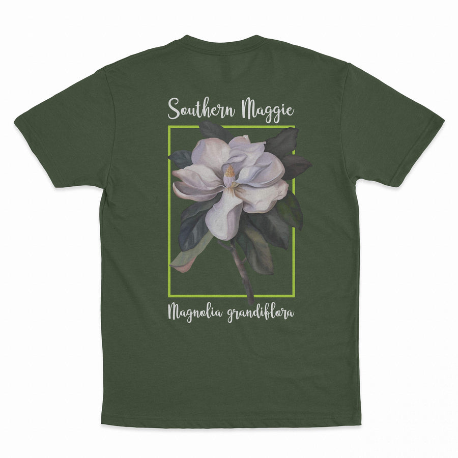 Well Mannered Southern Maggie Olive Tee